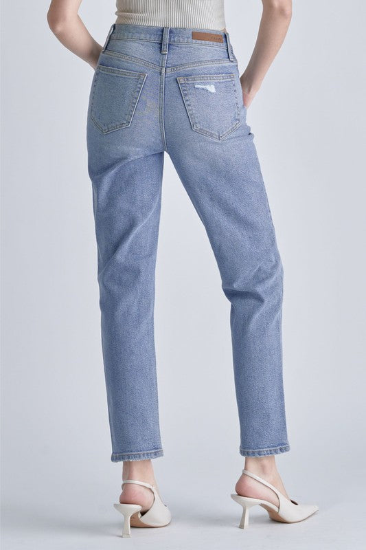 BREELYN Straight Jeans-MEDIUM DENIM