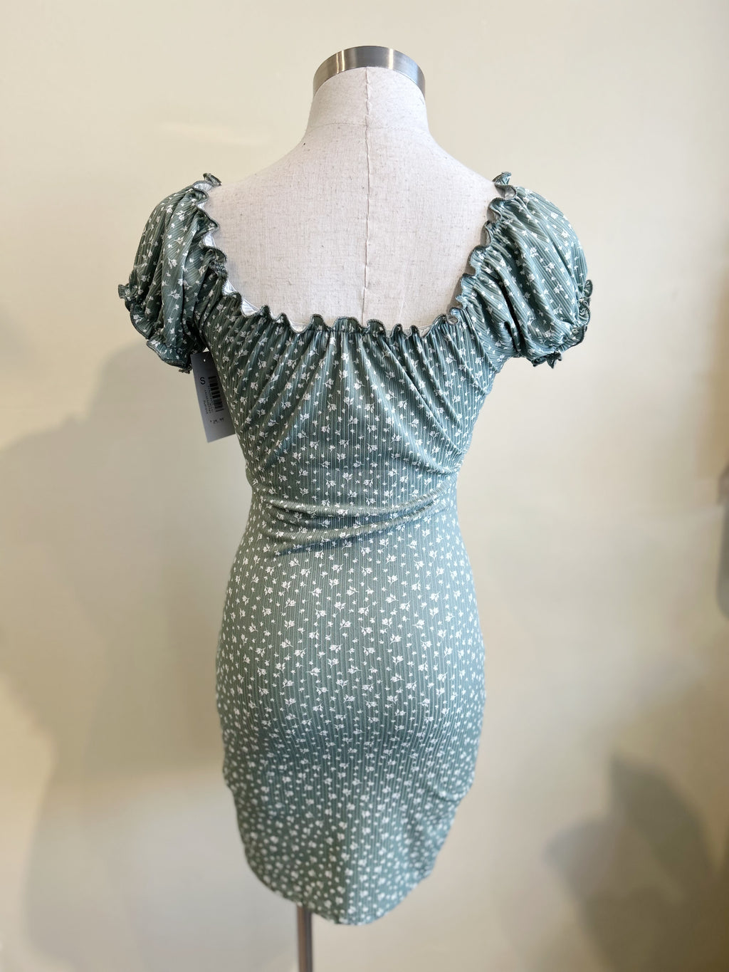 MARIE Dress-SAGE FLORAL