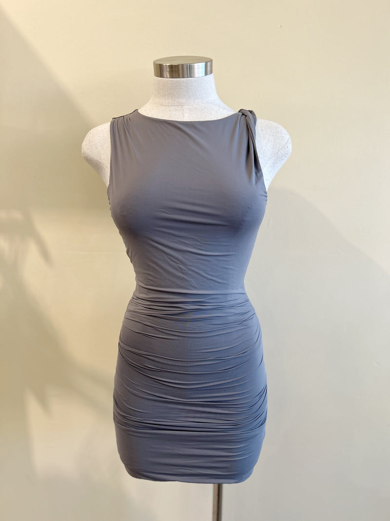 KIMMIE Dress-CHARCOAL