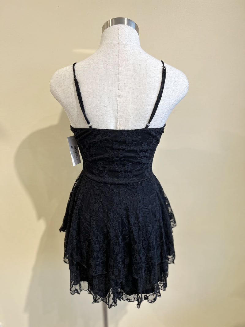 ISABELLE Dress-BLACK LACE