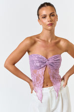 JACKIE Crop Top-LILAC