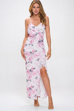 YVONNE Maxi Dress-PINK FLORAL