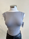 DEBBIE Crop Top-CHARCOAL