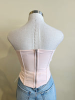 REGINA Crop Top-BLUSH