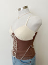 DAHLIA Crop Top-NUDE MOCHA