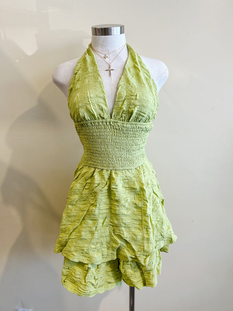 WILLOW Romper-AVOCADO