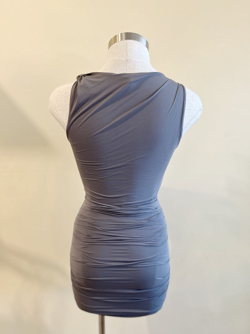 KIMMIE Dress-CHARCOAL