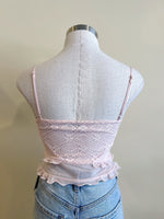 DELILAH Crop Top-BABY PINK