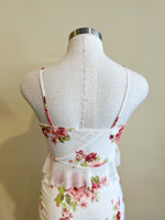 MARIA Crop Top-WHITE FLORAL