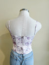 JENNY Crop Top-LAVENDER FLORAL