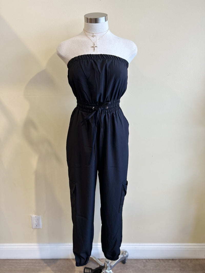 CLARA Jumpsuit-BLACK