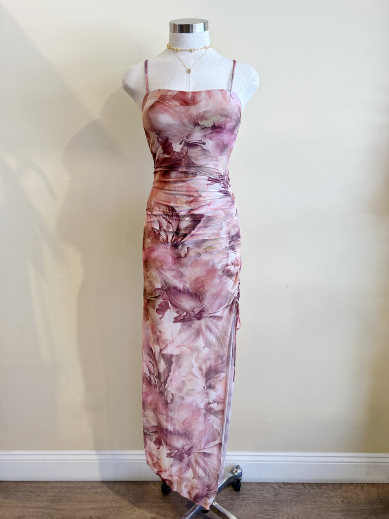 BRITTNEY Maxi Dress-PINK HAWAIIAN